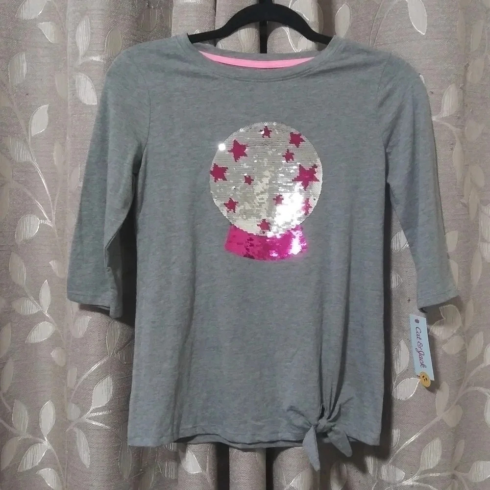 Girl's Sequin Shirt-NWT